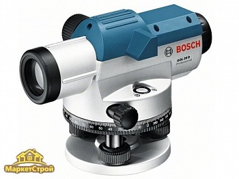 Нивелир оптический BOSCH GOL 26 D в кейсе (увеличение 26х, до 100 м, резьба 5/8")